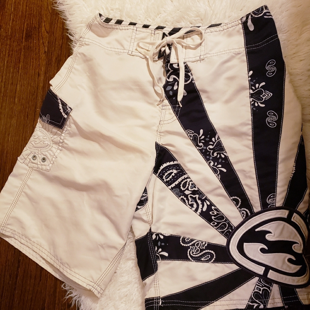 Vintage Billabong Andy Irons Board Shorts sz 30